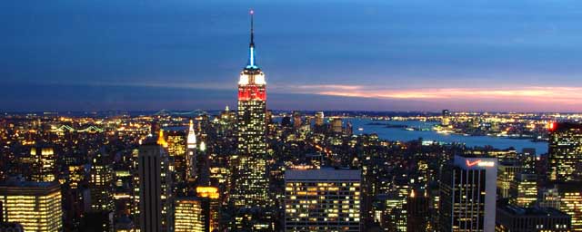 Manhatten at Night, New York