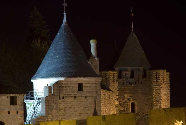 Carcassonne at Night, France