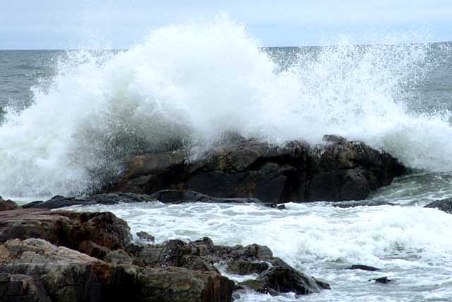 Breaking Waves, New Hampshire, USA